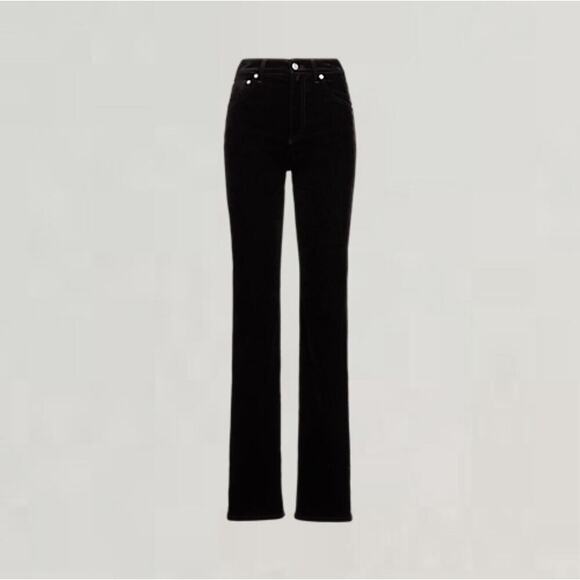 Ralph Lauren Collection Kaida Relaxed Bootcut Black Velvet Jeans 28 Purple Label - Picture 6 of 15